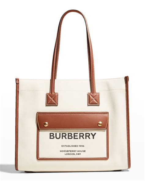 burberry canvas tote bag